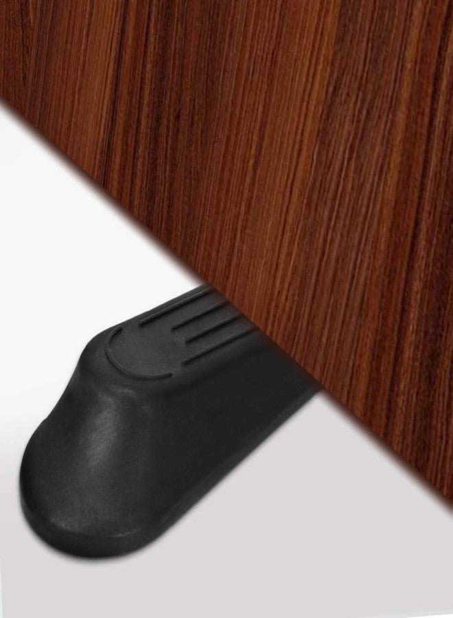 HEALLILY Door Stopper 5Pcs Rubber Door Stop Wedges Heavy Duty Door Stop Blocks Works On All Floor Surface Wedge Door Gap - Image 4